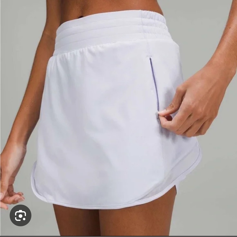 Lululemon Hotty Hot High Rise Skirt White